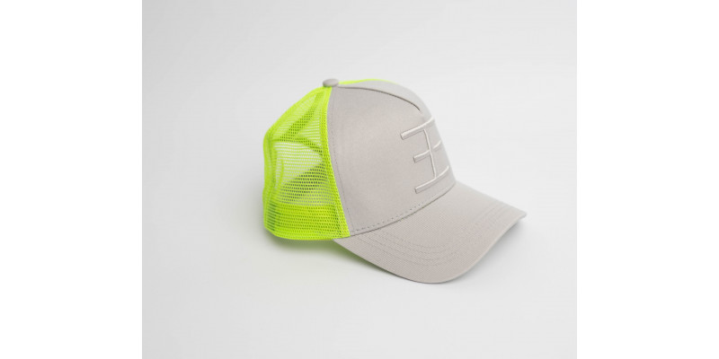 TWIN COLOR Trucker Gray/Lime